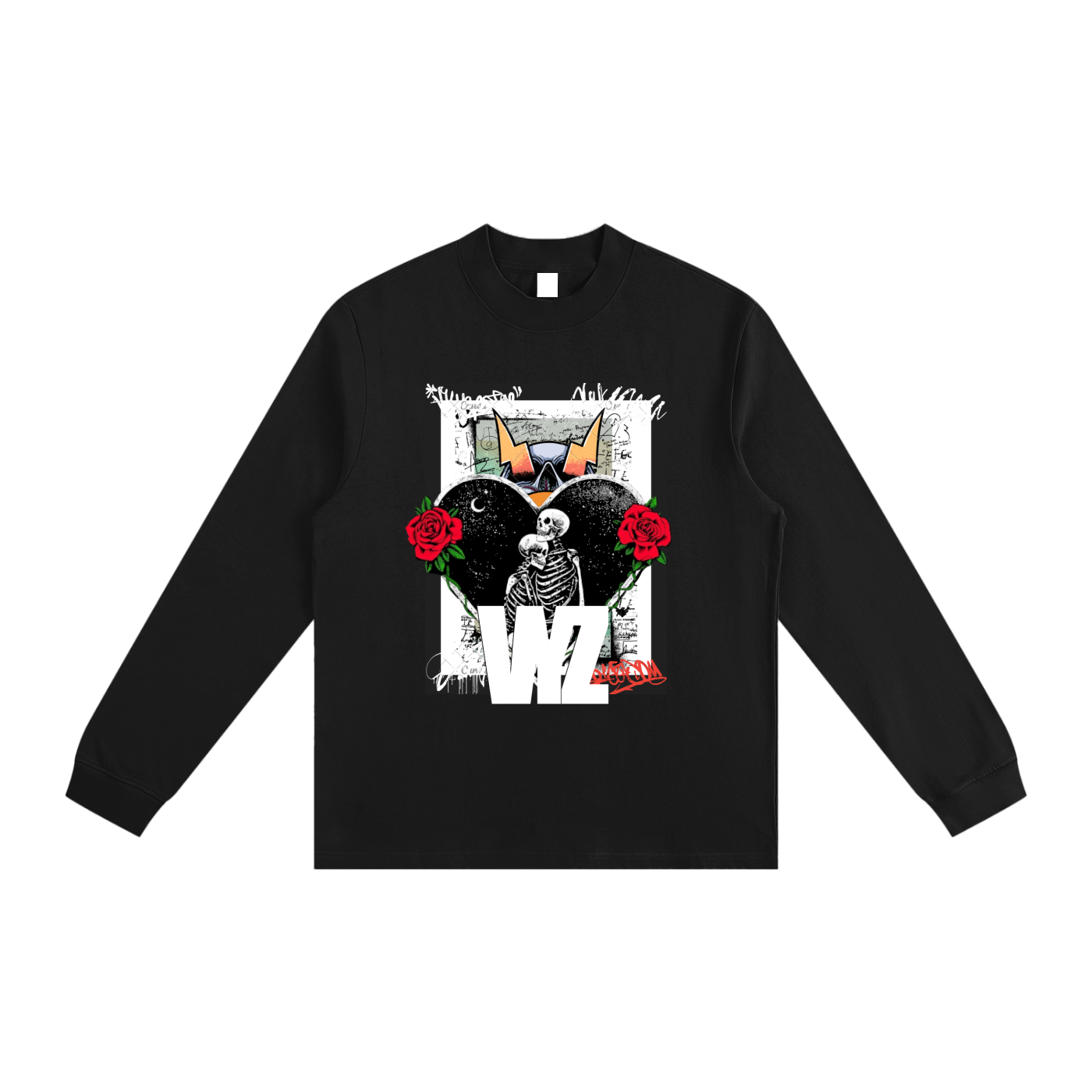 Essential Non-Shrink Mock Neck Sweatshirt