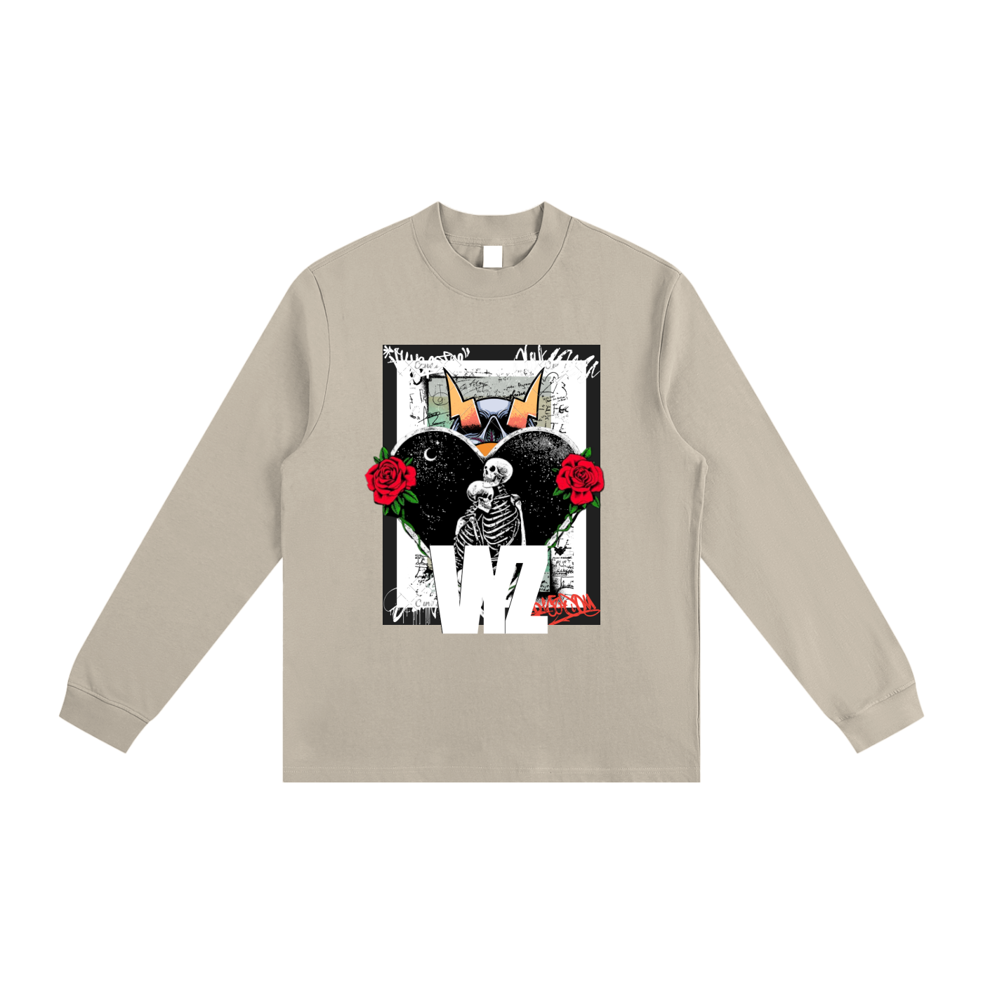 Essential Non-Shrink Mock Neck Sweatshirt