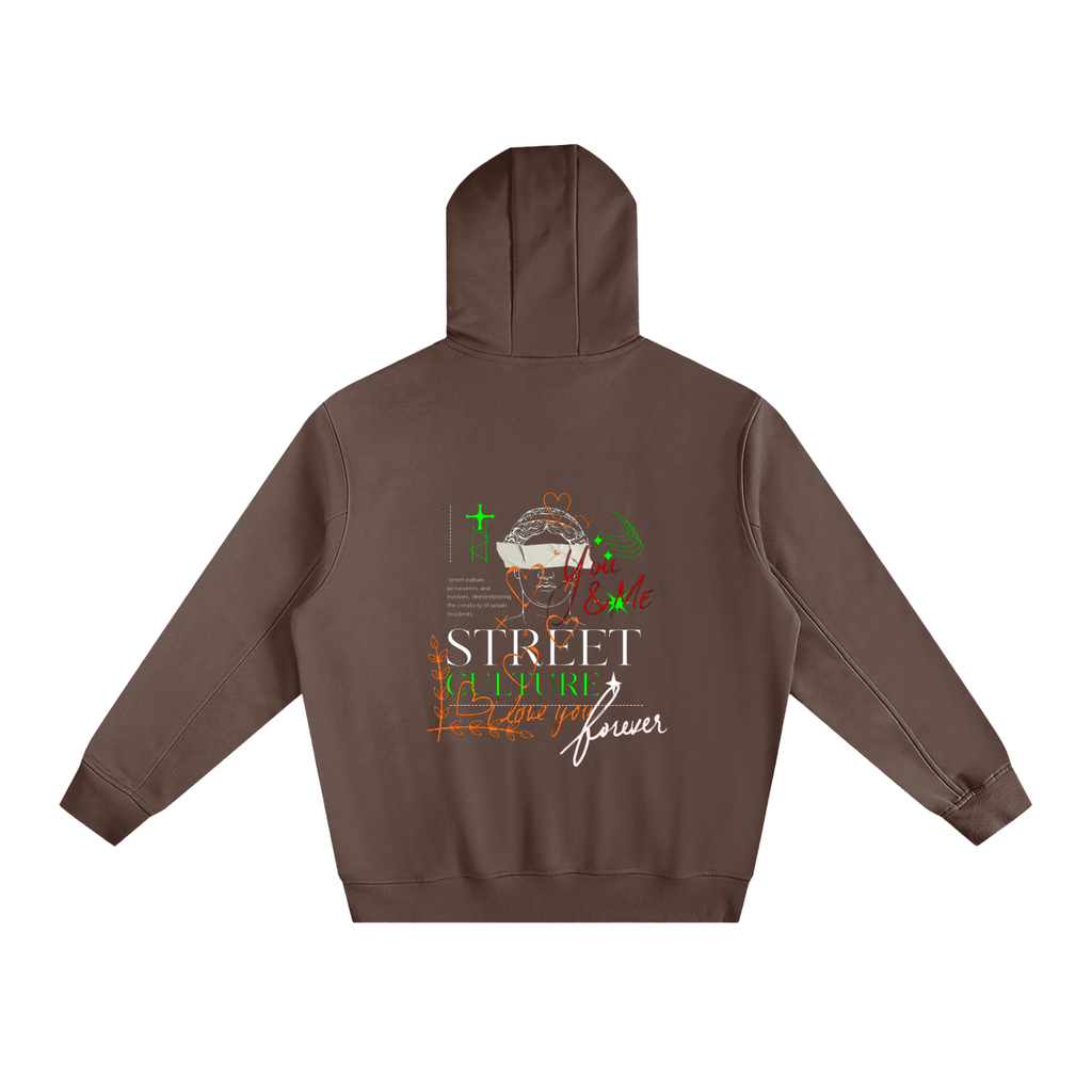 Fleeced High Neck Hoodie