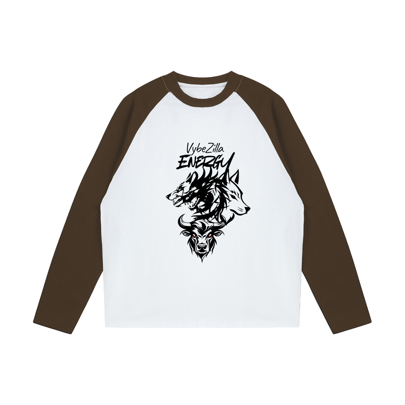 Color-Blocked Raglan Long-Sleeve T-Shirt