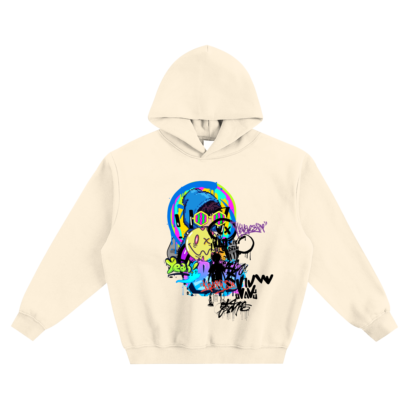 Fleeced Boxy Hoodie