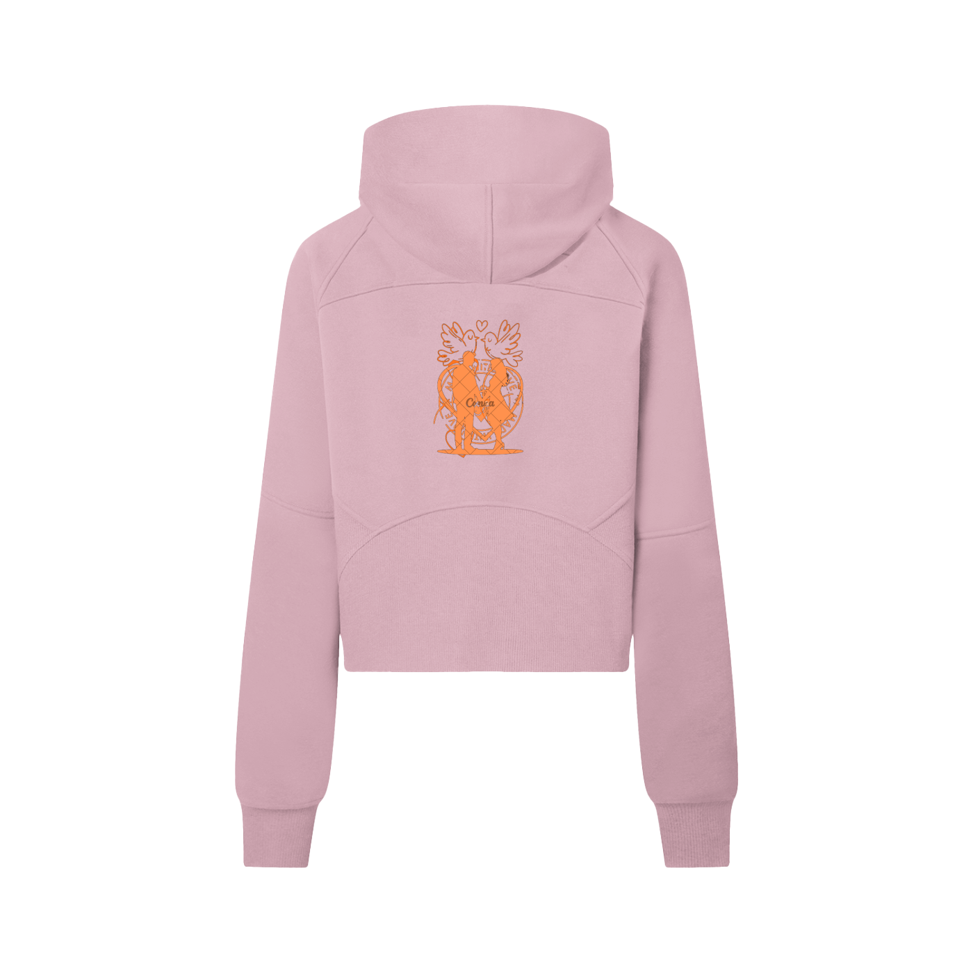 Cropped Half-Zip Hoodie