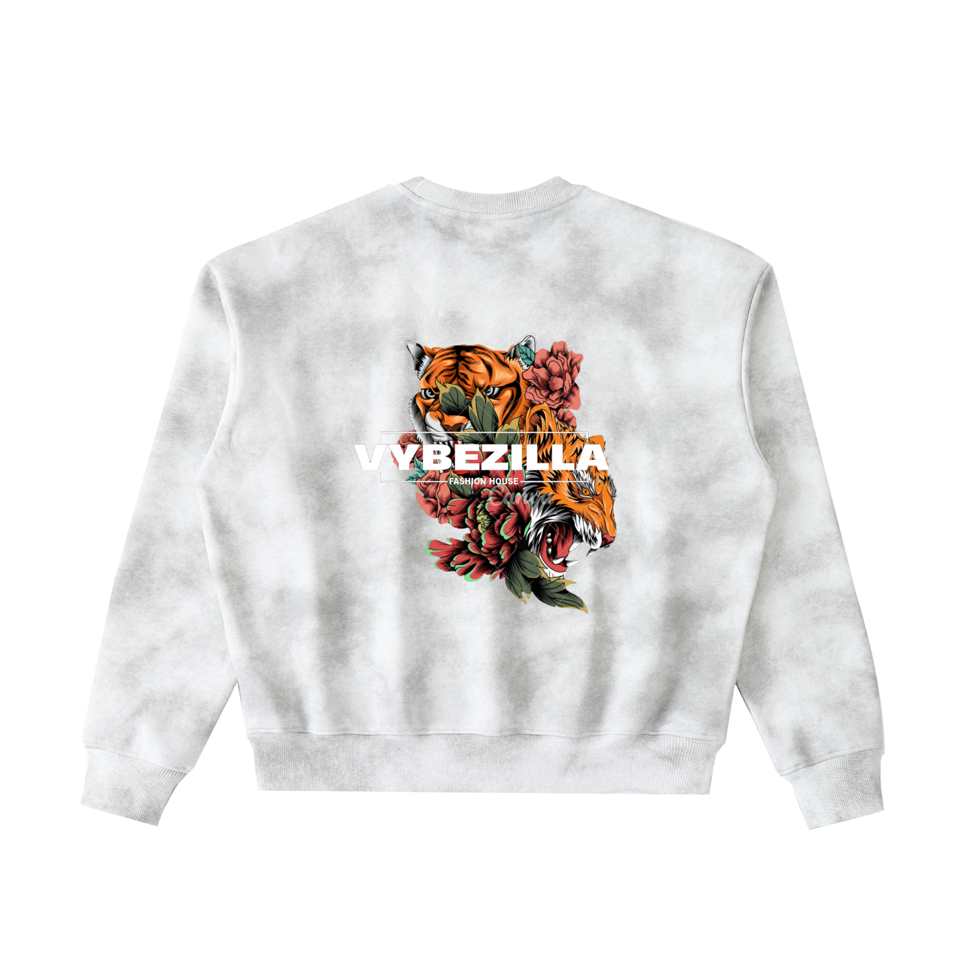 Dirty Washed Boxy Fleeced Sweatshirt