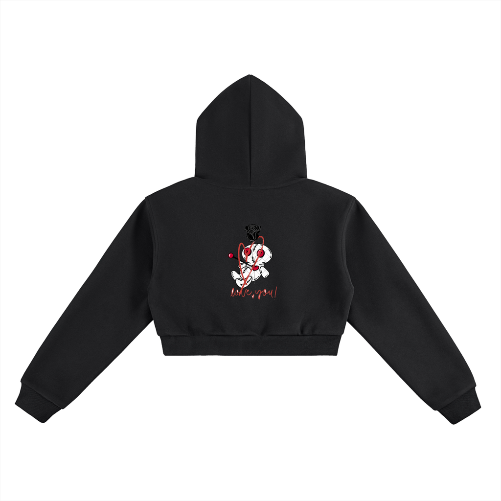 Essential Cropped Hoodie