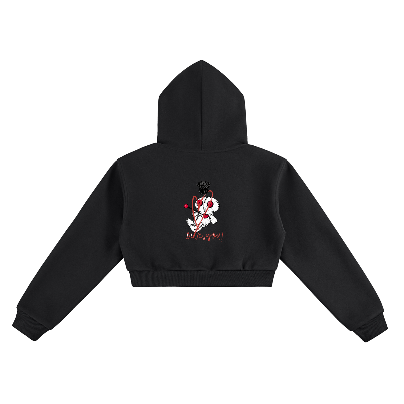 Essential Cropped Hoodie