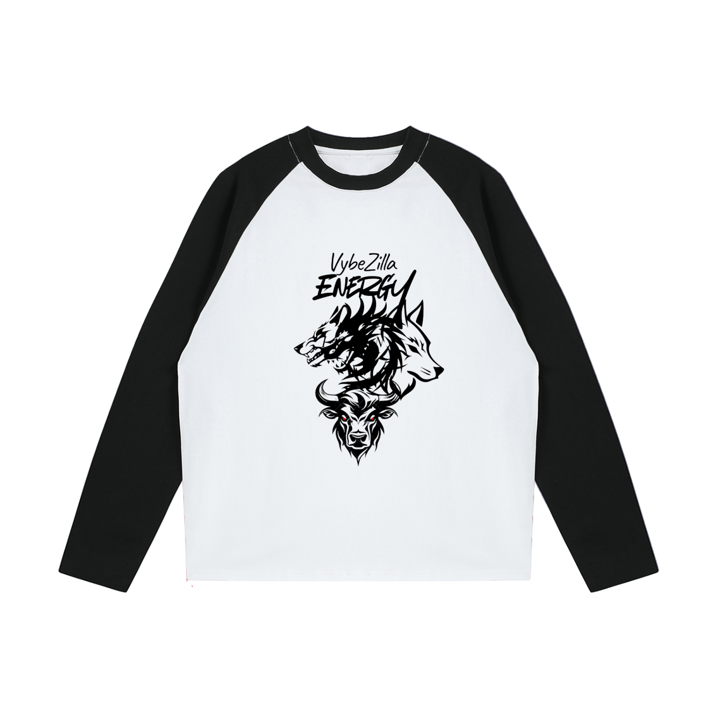 Color-Blocked Raglan Long-Sleeve T-Shirt