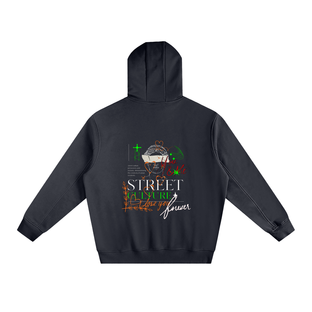 Fleeced High Neck Hoodie