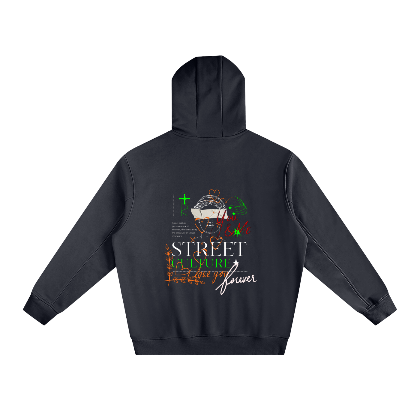 Fleeced High Neck Hoodie