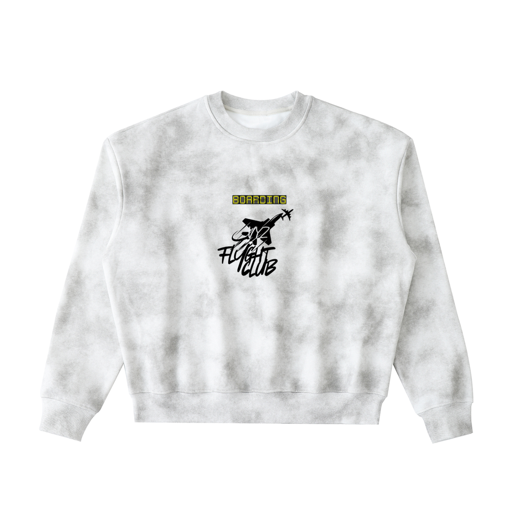 Dirty Washed Boxy Fleeced Sweatshirt