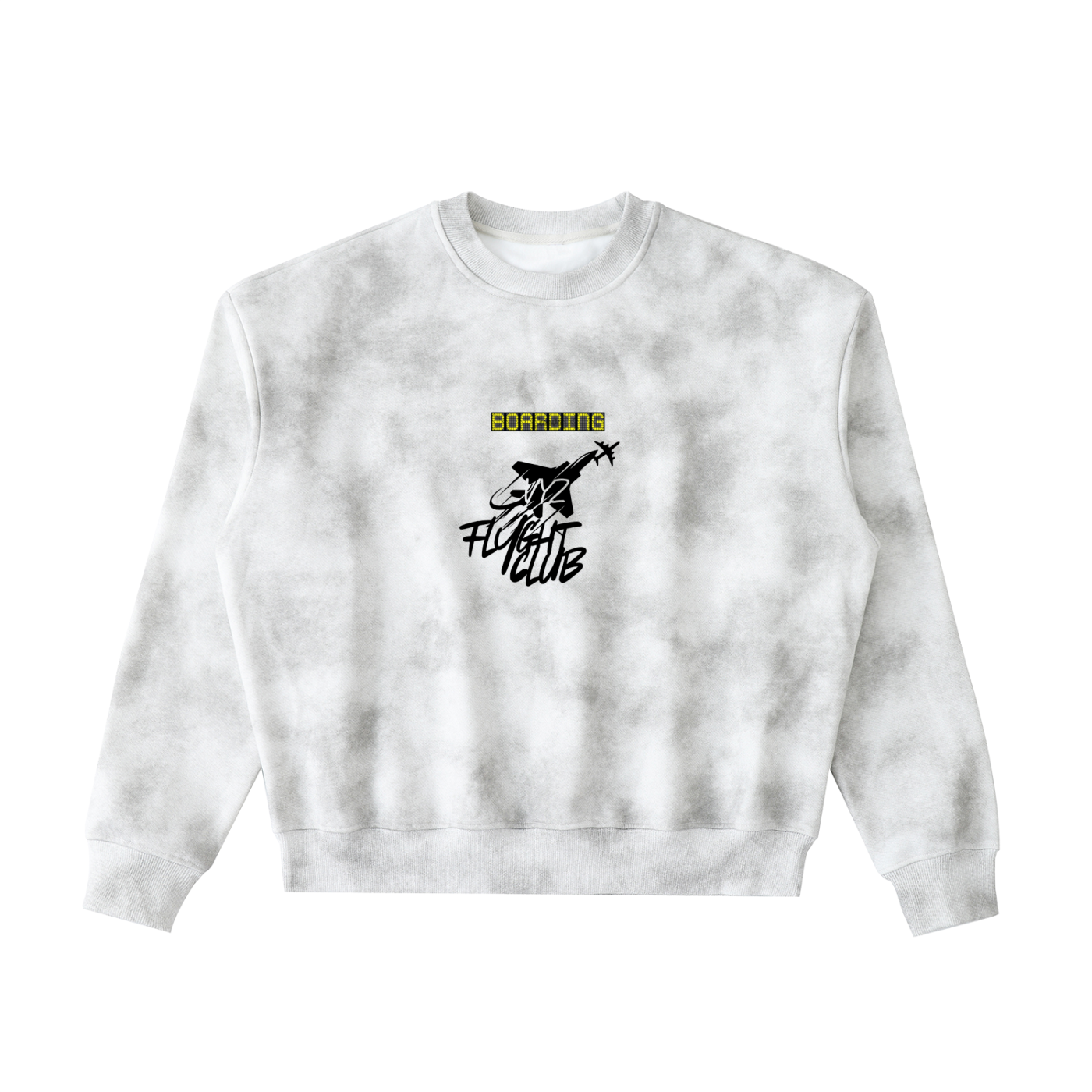 Dirty Washed Boxy Fleeced Sweatshirt