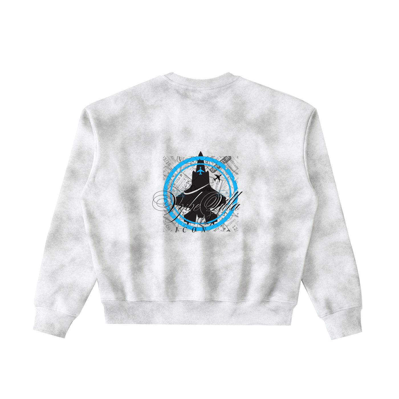 Dirty Washed Boxy Fleeced Sweatshirt