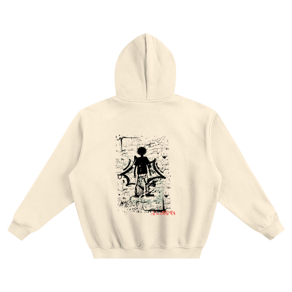 Fleeced Boxy Hoodie