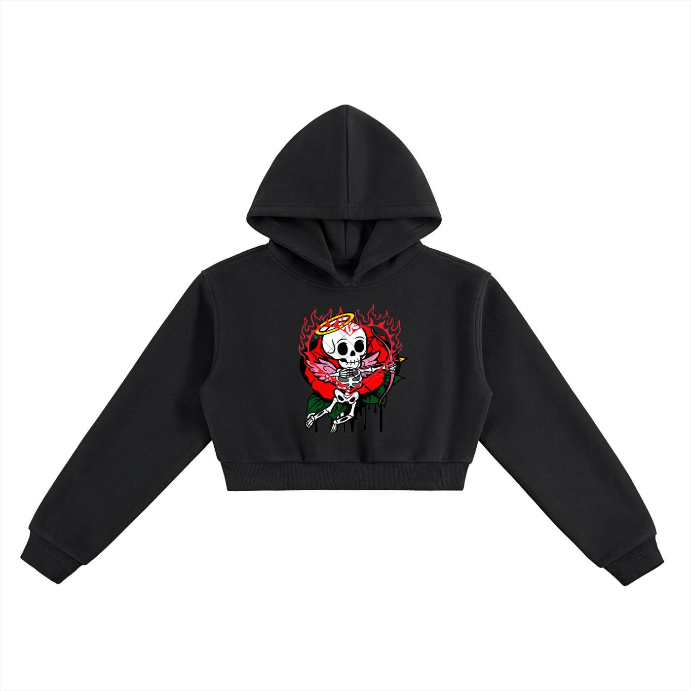 Essential Cropped Hoodie